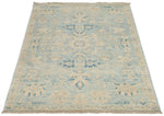 3x5 Light Blue and Beige Anatolian Traditional Rug