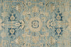 3x5 Light Blue and Beige Anatolian Traditional Rug