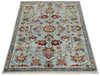 3x5 Blue and Multicolor Anatolian Traditional Rug