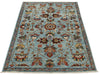 3x5 Blue and Multicolor Anatolian Traditional Rug
