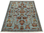 3x5 Blue and Multicolor Anatolian Traditional Rug