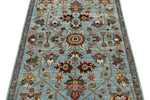 3x5 Blue and Multicolor Anatolian Traditional Rug