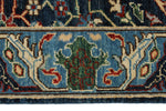 3x8 Navy and Blue Anatolian Traditional Runner