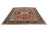 8x10 Red and Navy Anatolian Traditional Rug