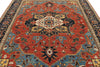 8x10 Red and Navy Anatolian Traditional Rug