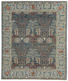 8x10 Gray and Blue Anatolian Traditional Rug