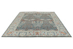 8x10 Gray and Blue Anatolian Traditional Rug