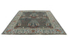 8x10 Gray and Blue Anatolian Traditional Rug