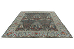 8x10 Gray and Blue Anatolian Traditional Rug