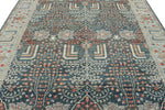 8x10 Gray and Blue Anatolian Traditional Rug