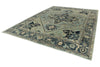 10x14 Light Blue and Blue Anatolian Traditional Rug
