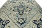 10x14 Light Blue and Blue Anatolian Traditional Rug