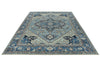 10x14 Light Blue and Blue Anatolian Traditional Rug