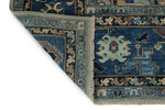 10x14 Light Blue and Blue Anatolian Traditional Rug