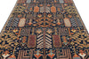 6x9 Navy and Ivory Anatolian Traditional Rug