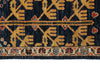 6x9 Navy and Ivory Anatolian Traditional Rug