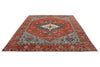 8x10 Rust and Multicolor Anatolian Tribal Rug
