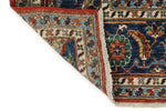 8x10 Rust and Navy Anatolian Traditional Rug