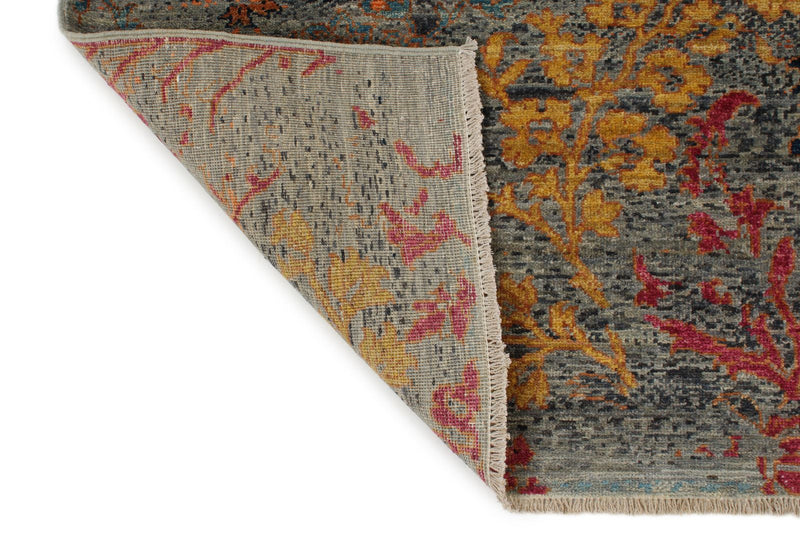 8x10 Gray and Multicolor Anatolian Traditional Rug