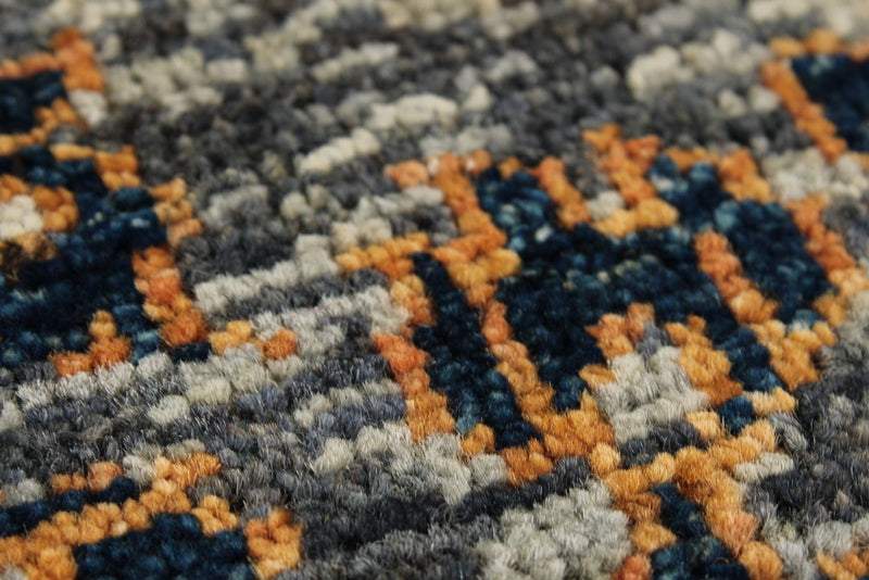8x10 Gray and Multicolor Anatolian Traditional Rug