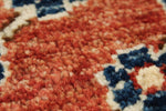 8x10 Blue and Rust Anatolian Traditional Rug