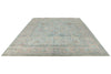 9x12 Light Blue and Light Gray Traditional Rug