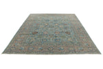9x12 Light Blue and Light Gray Traditional Rug