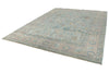 9x12 Light Blue and Light Gray Traditional Rug
