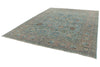 9x12 Light Blue and Light Gray Traditional Rug