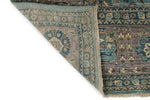 9x12 Light Blue and Light Gray Traditional Rug