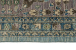 9x12 Light Blue and Light Gray Traditional Rug