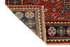 5x8 Rust and Navy Traditional Rug