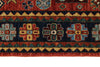 5x8 Rust and Navy Traditional Rug