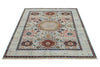 5x7 Blue and Multicolor Traditional Rug