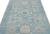 5x7 Blue and Blue Traditional Rug