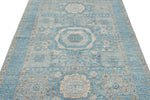 5x7 Blue and Blue Traditional Rug