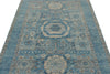 5x7 Blue and Blue Traditional Rug