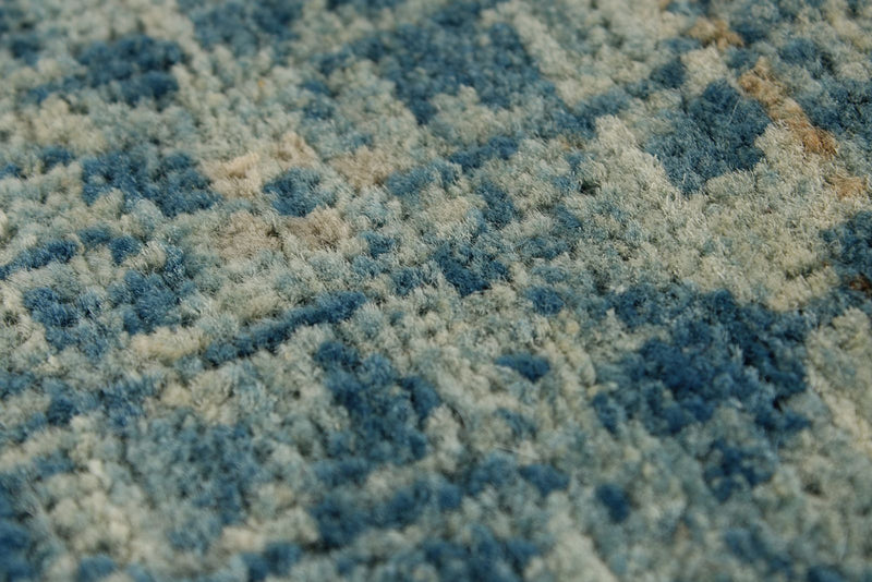 5x7 Beige and Blue Traditional Rug