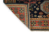 5x5 Navy and Rust Traditional Rug