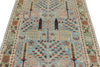 4x6 Blue and Green Traditional Rug