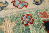 4x6 Blue and Green Traditional Rug