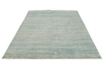 6x9 Light Blue and Beige Traditional Rug