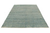 6x9 Light Blue and Beige Traditional Rug