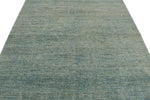 6x9 Light Blue and Beige Traditional Rug