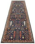 3x11 Navy and Blue Anatolian Traditional Runner