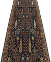 3x11 Navy and Blue Anatolian Traditional Runner