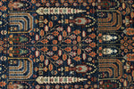 3x11 Navy and Blue Anatolian Traditional Runner
