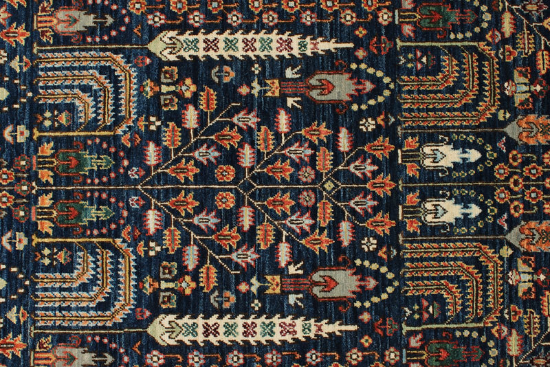 3x11 Navy and Blue Anatolian Traditional Runner