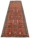 3x12 Rust and Multicolor Traditional Runner