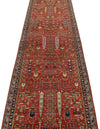 3x12 Rust and Multicolor Traditional Runner